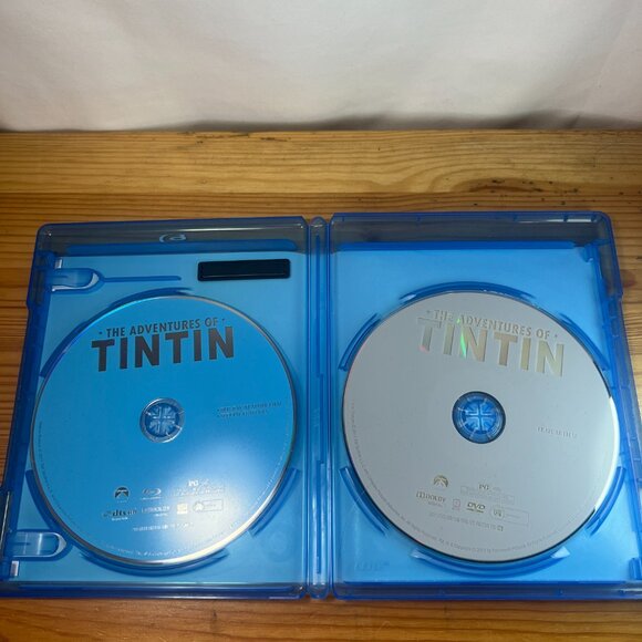 The Adventures of Tintin (Blu-ray/DVD, 2011) w/ Slipcover Used Good - $10 - Picture 3 of 3
